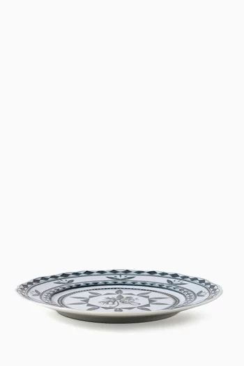 Rêverie des Pins Plate in Porcelain