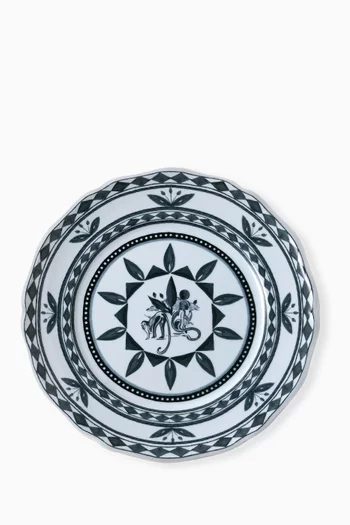 Rêverie des Pins Plate in Porcelain