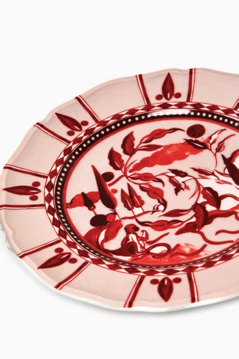 Rêverie des Pins Dessert Plate in Porcelain