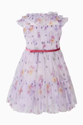 Floral-print Dress