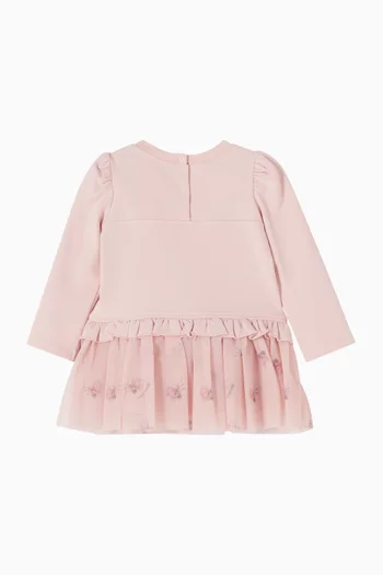 Rose & Bow Tulle Dress in Cotton