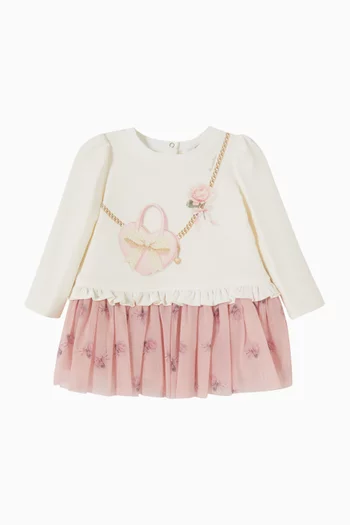 Rose & Bow Tulle Dress in Cotton