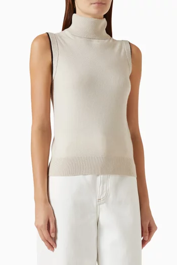 Knit Turtleneck Top