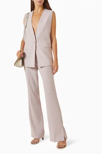 Crossover Flared Pants