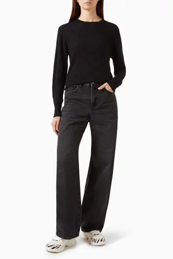 Wide-leg Jeans in Denim