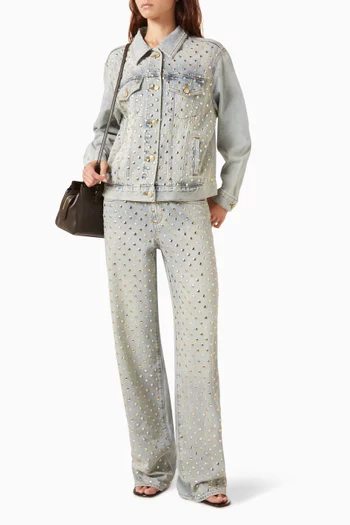 Embellished Jacket in Denim