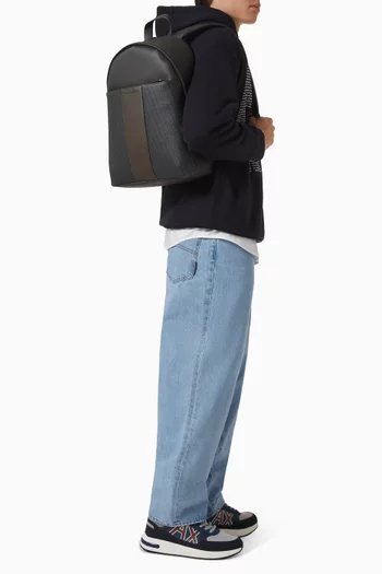 William Embossed Backpack