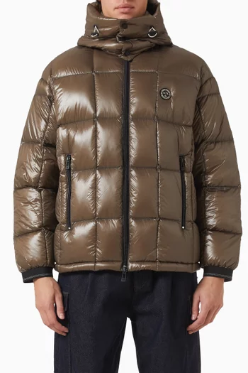 Detachable-hood Down Jacket