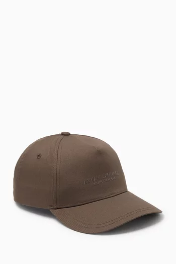 Embroidered Logo Baseball Cap in Cotton