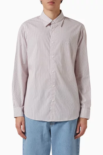 Pinstriped Shirt in Cotton