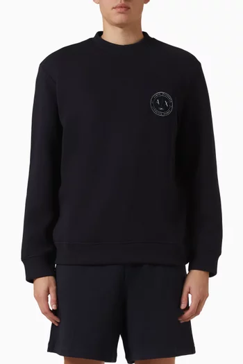 Logo-print Sweatshirt in Cotton
