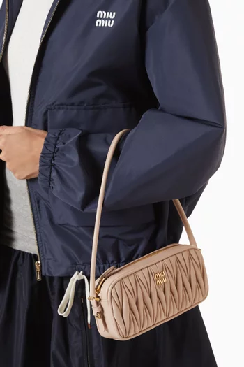 Matelassé Pouch in Nappa Leather