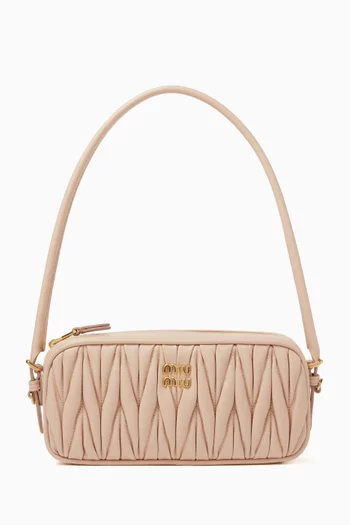 Matelassé Pouch in Nappa Leather