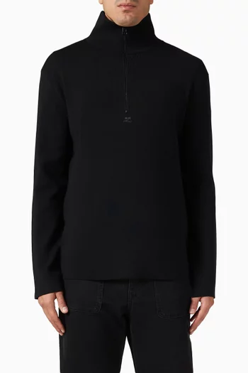 Trucker Sweater in Merino Wool