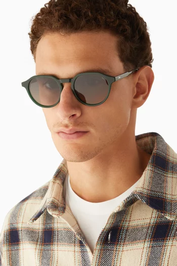Nigel D-frame Sunglasses in Acetate