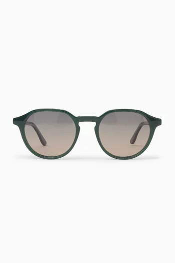 Nigel D-frame Sunglasses in Acetate