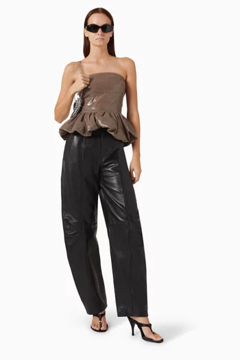 Sequin-embellished Bubble Top