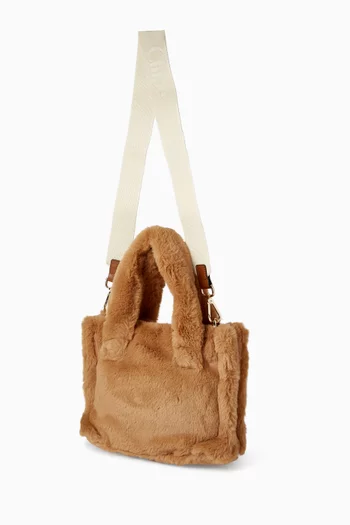 Tote Bag in Faux Fur