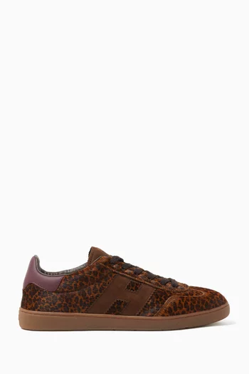 Cool Sneakers in Pony-effect Leather