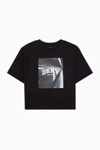 Printed T-shirt in Jersey