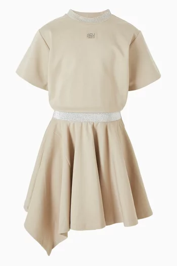 Asymmetrical T-Shirt Dress