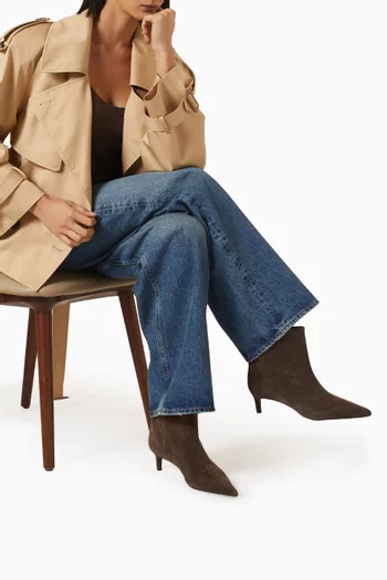 Trina 50 Ankle Boots in Suede