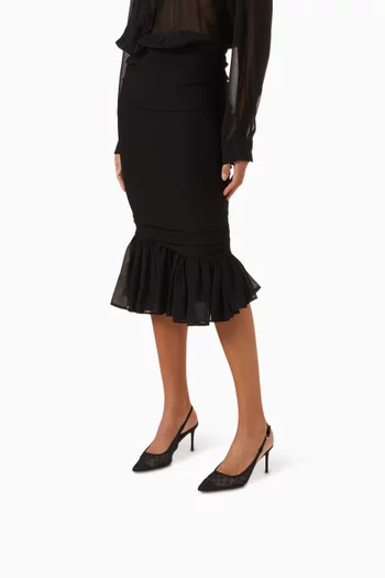 Marina Slingback 80 Pumps in Mesh