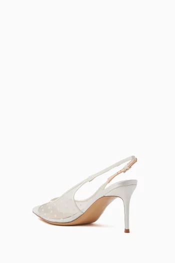 Marina Slingback 80 Pumps in Mesh