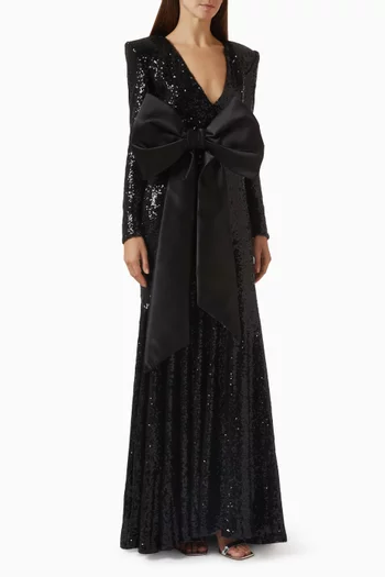 Portrait of a Siren Sequin-embellished Gown