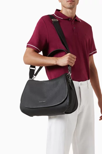 Extra Large Holmes Messenger Bag in Leather