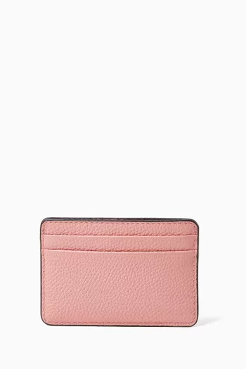 Card Holder in Pebbled Leather