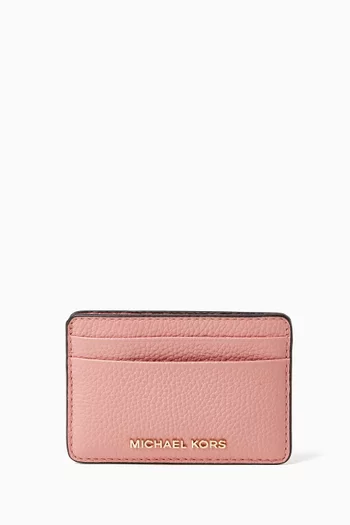 Card Holder in Pebbled Leather