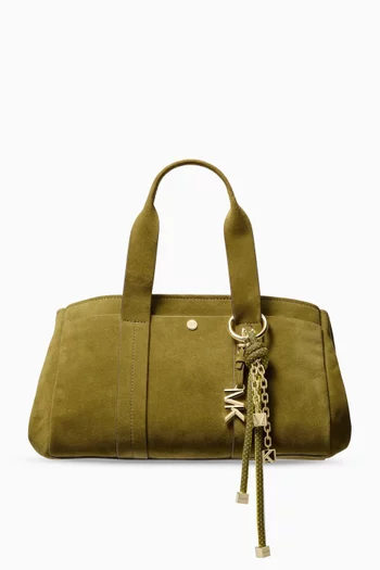 Speckled Cord Bag Charm in Gold-tone Brass