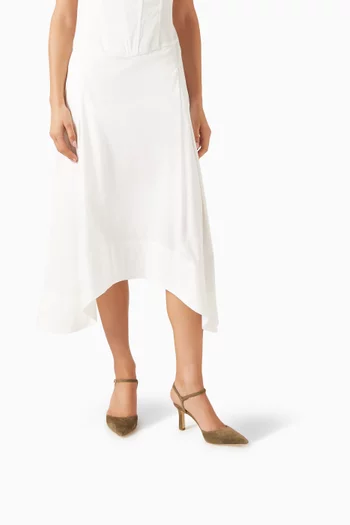 Amara Slingback Pumps in Suede