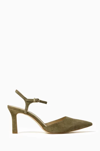 Amara Slingback Pumps in Suede