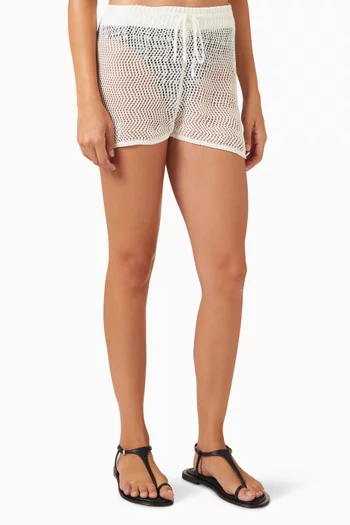 Della Shorts in Cotton-blend