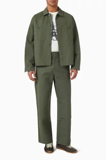 Kenzogram Double Knee Chino Pants in Cotton