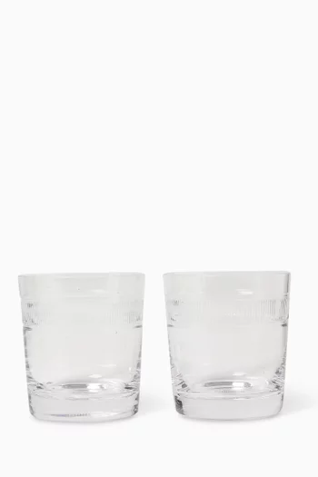 Langley Double Old Fashioned Glasses, Set of 2