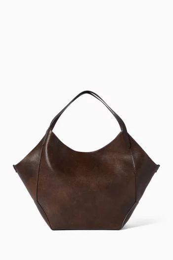 BC Duo Shopper Bag in Lizard-effect Leather