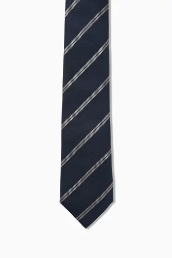 Striped Tie in Silk