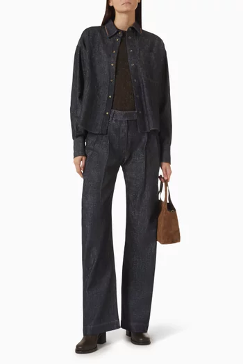 Sparkling Top in Rib-knit Wool