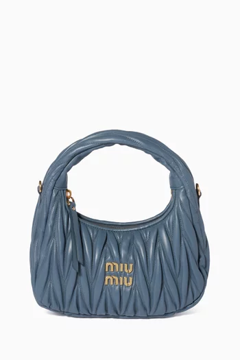 Wander Hobo Bag in Matelassé Nappa Leather
