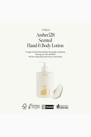 Amber 528 Scented Hand & Body Lotion, 450ml