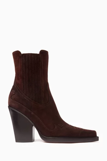 Dallas 100 Ankle Boots in Suede
