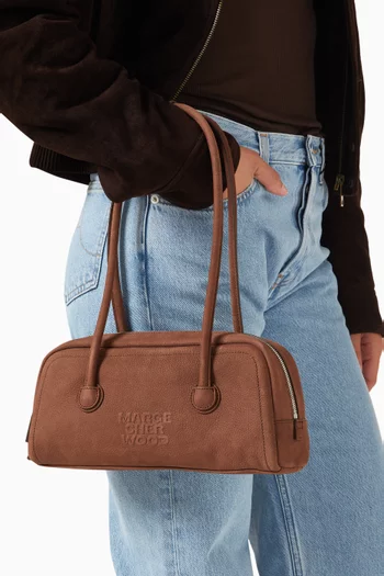 Boston EW Shoulder Bag in Nubuck Leather