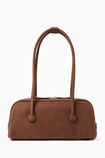 Boston EW Shoulder Bag in Nubuck Leather