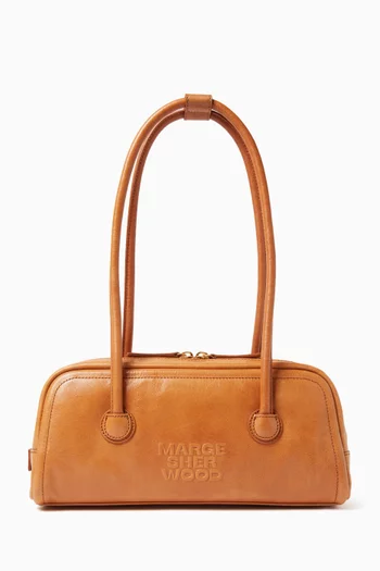 Soft Boston EW Shoulder Bag in Leather