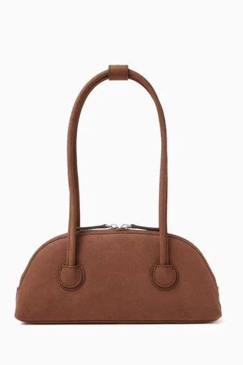 Small Bessette Shoulder Bag in Nubuck Leather