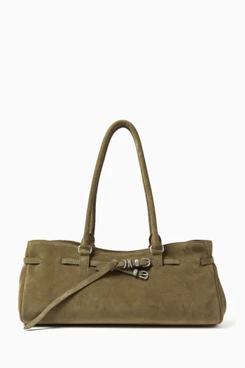 Soft Grandma Shoulder Bag in Suede