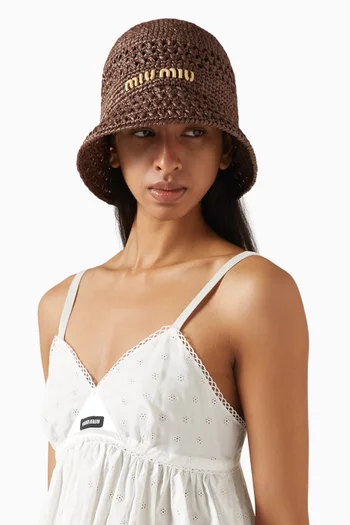 Woven Fabric Hat